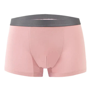 Calzoncillos bóxer de talle alto para hombre, de secado rápido, transpirables, ecológicos, de spandex/algodón, colores y tallas personalizables, fabricante de ropa interior OEM - Product Image 1