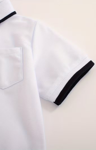 Boys Summer Print Breathable Eco-Friendly Quick Dry O-Neck Casual Short Sleeve Polo Shirt Made in Bangladesh - Product Image 5