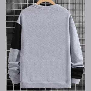 เสื้อสเวตเชิ้ตคอกลมแฟชั่นสำหรับผู้ชาย เสื้อสปอร์ตลำลองสำหรับฤดูใบไม้ผลิและฤดูหนาว สไตล์แฟชั่นสำหรับผู้ใหญ่ เสื้อสเวตเชิ้ตผู้ชาย - Product Image 2