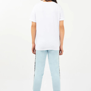 Camisetas de Mujer de Algodón y Lona, Estampadas, Casuales, de Corte Regular, Ecológicas, Transpirables, Estilo Nuevo, Venta al Por Mayor, Top Ventas Primavera Verano - Product Image 2