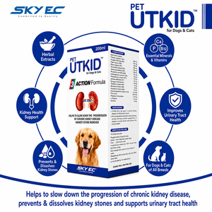 PET UTKID น้ำยาบำรุงสุขภาพไตและระบบทางเดินปัสสาวะสำหรับสุนัขและแมว 200 มล. ช่วยลดการเกิดนิ่วในไตด้วยสารสกัดจากสมุนไพร สูตร 3 ประสิทธิภาพ - Product Image 3