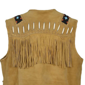 <b>Womens</b> <b>Fringe</b> Vest Suede Western Cowboy Leather Sleeveless <b>Jacket</b> Tassel Biker Rodeo Festival Fashion Supplier Premium OEM - Product Image 4