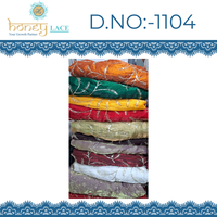 Tissu Fendy en dentelle Honey, doux au toucher, respirant, brodé de fleurs et de perles, pour vêtements de mariage, décoration intérieure et accessoires élégants