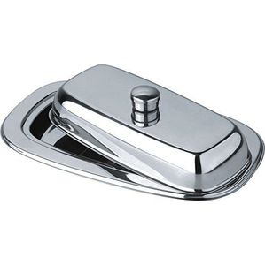 Beurrier en métal de qualité supérieure pour un service élégant, rehaussant le décor de la cuisine avec une finition polie - Product Image 5