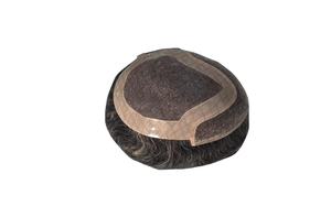 Peluca de Cabello Remy Chino Mono Front Lace Taz de Calidad Premium con Trama Única y Estilos de Ondas Profundas Naturales - Product Image 6