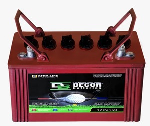 Golf Cart Batterie 12 EV150 Top Batterien Golf wagen Hersteller aus Indien höhere Leistung mit Export Fabrik kosten und Preis