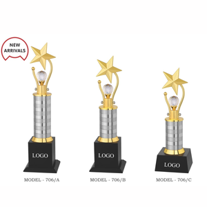 Custom <b>Design</b> <b>Star</b> Trophy with Unique Shape for Achievement and Excellence Awards - Product Image 1