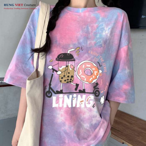 T-shirt en coton surdimensionné d'automne pour Halloween Streetwear Impression DTG Conception personnalisée - Product Image 1