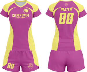 Uniforme de Voleibol SpikeStorm Pro, Kit de Voleibol AeroSpike Elite, ThunderHit Premium, 100% Poliéster, Sublimado, Completo - Product Image 1