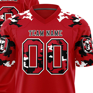 Camisetas de Fútbol Americano de la Mejor Calidad, Personaliza el Nombre de tu Equipo, Secado Rápido, Transpirable, Manga Corta, OEM Personalizado - Product Image 2