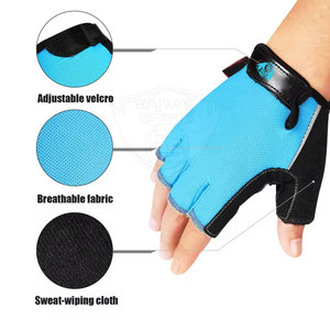 Guantes de Ciclismo de Diseño Único, Bajo MOQ, Precio al por Mayor, Guantes de Ciclismo Personalizados a Bajo Precio, Hechos en Pakistán - Product Image 3
