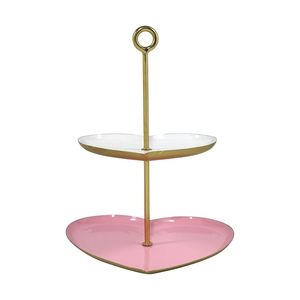 Soporte de aluminio elegante y superventas para exhibir pasteles en panaderías, con un elegante acabado metálico y base estable. - Product Image 1