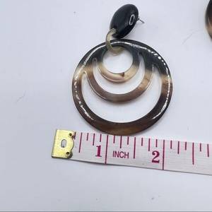 Pendientes de Cuerno con Diseño Redondo y Aspecto Elegante, Accesorios de Regalo de Navidad, Ideales para un Estilo Exquisito, Pendientes de Cuerno Naturales para Mujer - Product Image 5