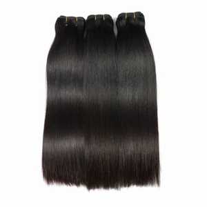 Indian Remy Human Hair <b>Extensions</b> Deep Wave Skin Weft Full Cuticle Aligned Hair Bundles <b>for</b> <b>Braiding</b> and Weaving - Product Image 2