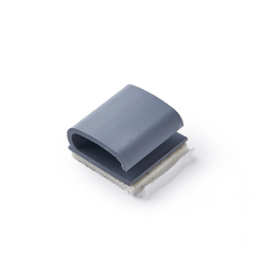คลิปหนีบสายไฟ Essentra สีเทา PVC แบบ <span class=keywords><strong>KKF</strong></span> F ติดกาว - Product Image 2