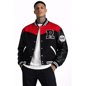 Trendy Custom Varsity <b>Jacket</b> With Bold <b>Patches</b> and Premium Wool Leather Design Perfect For Stylish Streetwear For Unisex - Product Image 1