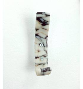 Support mural Art Déco en marbre naturel éco-responsable fait main TCE – Accessoire mural en pierre de qualité supérieure pour la maison et l'hôtel - Product Image 3