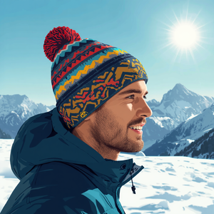 Bonnet en tricot pour homme, casquette d'hiver douce et extensible, couvre-chef décontracté pour l'extérieur avec personnalisation OEM ODM, créez votre propre design - Product Image 2