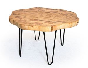 Soporte para Pastel Hecho a Mano de Madera y Hierro para Mesas de Postres Rústicas y Presentaciones Elegantes - Product Image 1