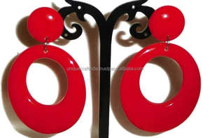 Pendientes de Resina Topsale 2024, Diseño Moderno, Artesanía, Joyería Geométrica Redonda para Chicas, Regalo de Moda UCI - Product Image 3