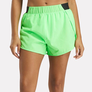 Shorts de sport décontractés pour femmes, double couche, séchage rapide, avec logo personnalisé, taille mi-haute, pour la course et le fitness - Product Image 5