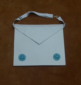 Tablier de Franc-Maçon de Deuxième Degré de la Franc-Maçonnerie - Product Image 1