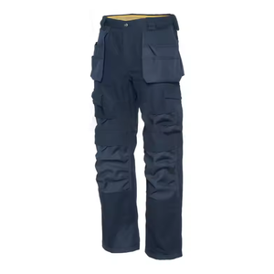 Pantalones Cargo Rectos de Algodón/Spandex de Peso Medio para Hombre con Tela Transpirable, Bolsillos Utilitarios de Secado Rápido, Estilo Casual de Verano - Product Image 2