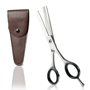 Tijeras Profesionales para Adelgazar el Cabello, Acero Inoxidable, Hoja Afilada y No Afilada, para Diestros, Mango Corto, Uso en Salón - Product Image 6