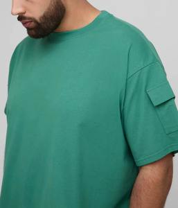 Conjunto de Camiseta y Pantalones Cortos Deportivos de Verano Personalizados con Logotipo Estampado, Lavado Ácido, Talla Grande, Ligeros, Transpirables, de Poliéster/Nailon - Product Image 4