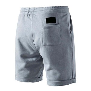 Pantalones Cortos Bermuda de Algodón de Color Liso para Hombre, con Cordón en la Cintura, Tejido de Punto Casual, de Tiro Medio, Transpirables, para Entrenamiento y Descanso - Product Image 2
