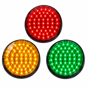 Núcleo de Luz de Señalización de Tráfico de 200 mm con Reflector, Apariencia Roja, Amarilla y Verde - Product Image 1