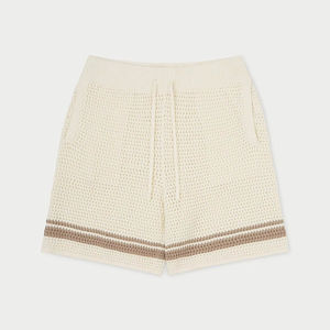 Wholesale Street <b>Hip</b>-Hop Multi-Line Oxford Solid 100% Cotton High-Waisted Elastic Waist Men's Basketball Shorts - Product Image 5