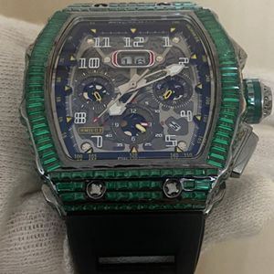 Reloj de Alta Calidad Personalizado con Diamantes Cultivados en Laboratorio, Estilo Hip Hop, Regalo para Hombre - Product Image 2