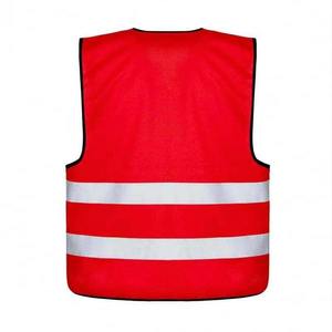 Chaleco de Seguridad Reflectante Reversible Personalizado con Logotipo, para Hombre, de Alta Visibilidad, de Lana, con Múltiples Bolsillos, Cómodo, para Conducir en la Noche - Product Image 1