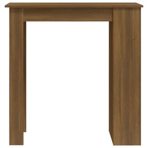 Mesa de Bar Mediana de Madera de Roble Sintético Marrón, Diseño Moderno para Cocinas y Salas de Estar - Product Image 5
