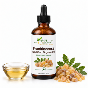 Huile Essentielle de Frankincense Biologique Certifiée Boswellia Serrata, Huile de Résine Naturelle pour Cosmétiques, Parfumerie, Aromathérapie, Approvisionnement en Gros - Product Image 1