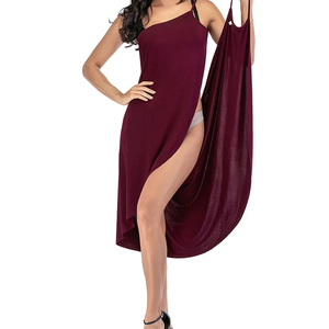 Vestido Cruzado para Mujer, Estampado Floral Bohemio, Maxi Vestido con Dobladillo con Volantes, Cintura Ajustable con Lazo, Tela Ligera para Vacaciones en la Playa - Product Image 5
