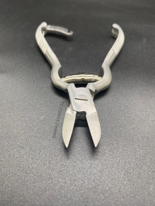 Coupe-ongles incurvé à ressort de 14 cm en acier inoxydable pour podologie, coupe-cuticules et ongles, outil de pédicure et manucure robuste pour doigts - Product Image 6