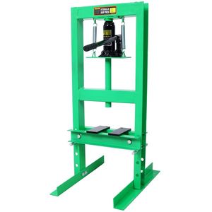 Pressa Idraulica da 6 Tonnellate per Garage con Tavolo da Lavoro Regolabile, Pressa da Officina a Telaio H con PLC, Piastre Elettriche 220V - Product Image 2