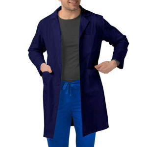 Bata de laboratorio para hombre, talla grande, ligera, uniforme de hospital con función de detección de agujas, ropa blanca fiable - Product Image 5