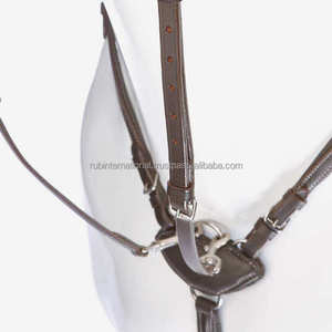 Pechera Ajustable de Cuero Duradero para Caballos y Equitación, Corona Rub International - Product Image 3