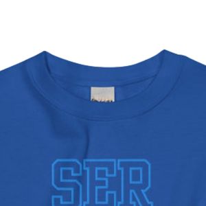 Sweat-shirt unisexe brodé « Mom » en molleton doux, col rond, gris chiné bleu roi, style décontracté et confortable pour le quotidien - Product Image 3