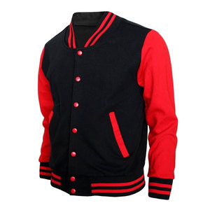 OEM Custom <b>Men</b> Varsity <b>Jackets</b> Wool Body <b>Leather</b> Sleeves Premium Quality College Bomber Letterman <b>Jackets</b> - Product Image 2