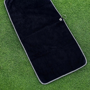 Wholesale Microfiber <b>Waffle</b> Golf Towel In Bulk Quantity Most Selling Product Custom Printed Golf Towel With Hook - Product Image 1