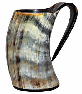 Set de Regalo para el Día del Padre: Cuerno Vikingo para Beber, Taza de Cerveza, Copa de Chupito, Abridor de Botellas - Artesanía Natural, Regalo para Padrinos de Boda - Product Image 1