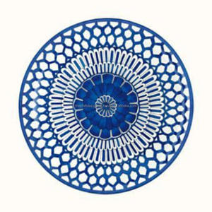 Dernier chargeur d'assiette Forme ronde Qualité exclusive Plateaux uniques Vaisselle réutilisable Plat en métal Chargeur d'assiette émaillée Offres Spéciales - Product Image 4