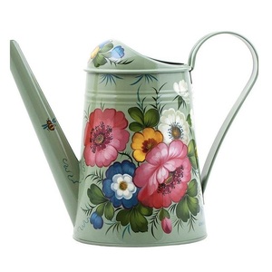 Regadera de Metal Más Vendida con Acabado Esmaltado y Asa Resistente, Ideal para el Cuidado de Plantas en el Hogar, Jardín y Balcón - Product Image 1