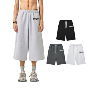 Pantalon Harem en molleton de coton gris pour femme, taille élastiquée avec cordon de serrage, coupe ample, taille mi-haute, couleur unie, style décontracté, streetwear - Product Image 6