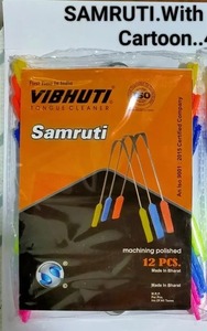 Grattoir à langue en acier inoxydable de qualité supérieure, le plus vendu, avec manche en plastique confortable pour un nettoyage efficace de la langue, en vente - Product Image 3