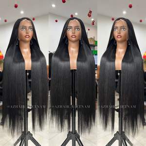 Extensions de cheveux 100% vierges vietnamiens Remy, tissage double trame, cuticules alignées, soyeux, perruque brute non traitée, toutes couleurs, haute qualité - Product Image 5